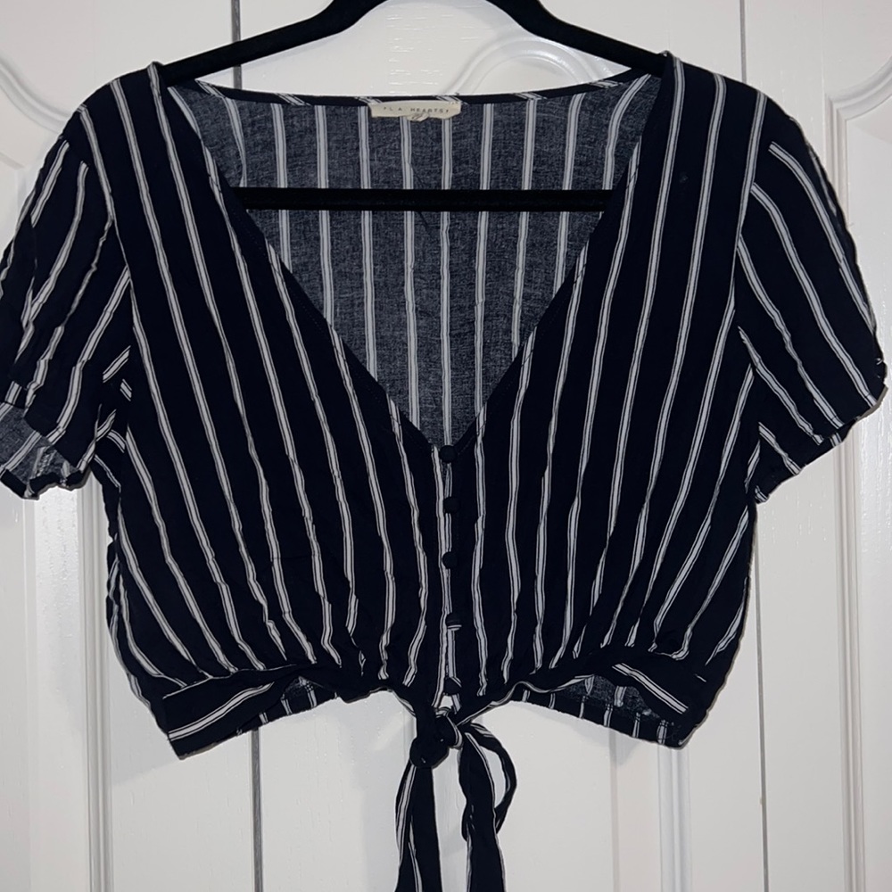 Womens crop top blouse